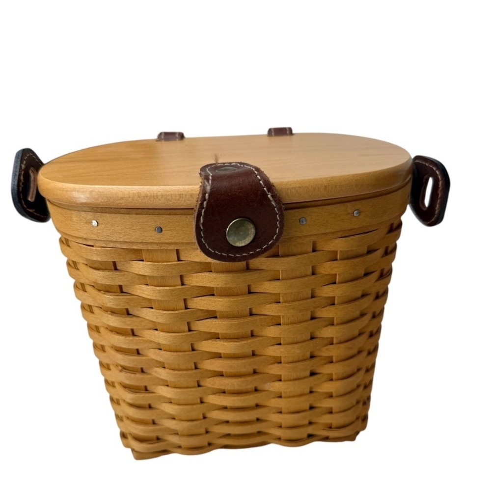 Longaberger CC 2000 Saddlebrook Country Estates L & S Purse Basket Mom/Daughter - Picture 6 of 16